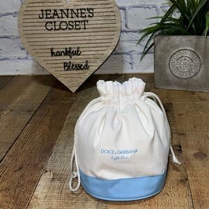 Dolce & Gabbana parfums drawstring cosmetic toiletry or jewelry bag